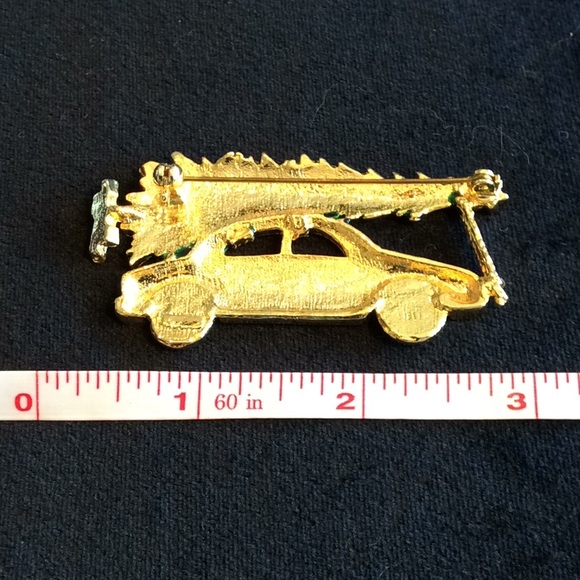 Vintage NWOT Christmas Brooch & Earrings - Picture 3 of 5